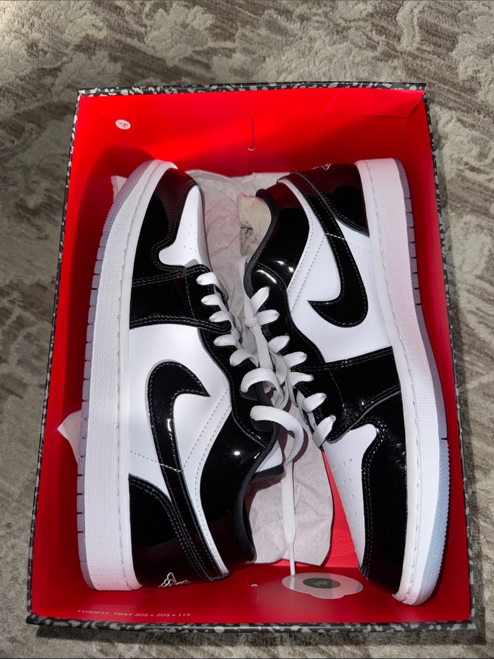 Nike Men’s Low-Top Sneakers in Black and White